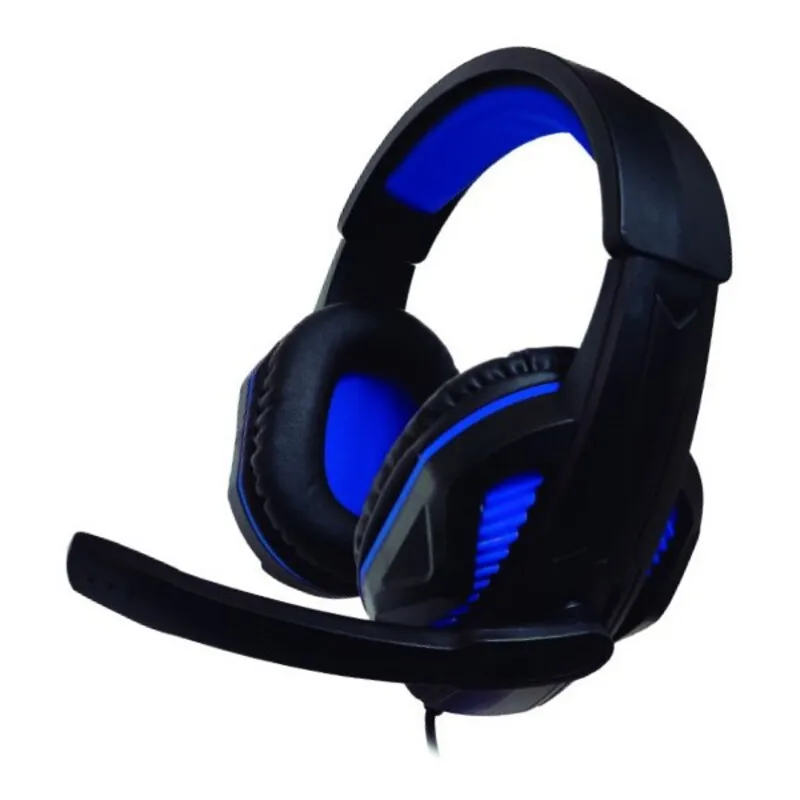Игровая гарнитура с микрофоном PS4/Xbox Nuwa ST10 черная синяя | Электроника