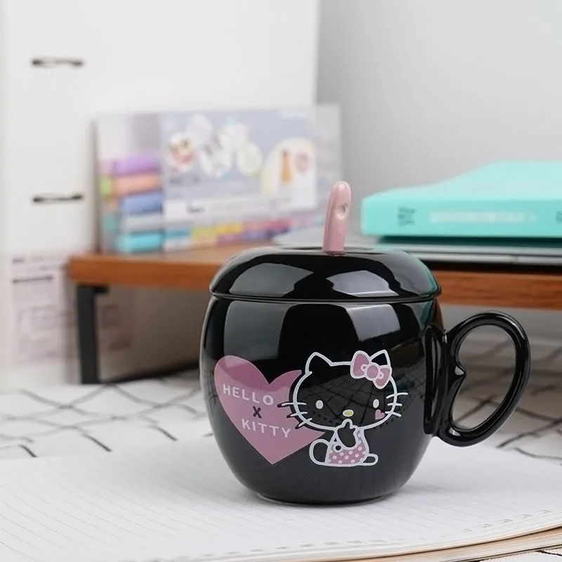 Керамическая кружка Hello Kitty аксессуары в стиле аниме Kt с принтом Ins