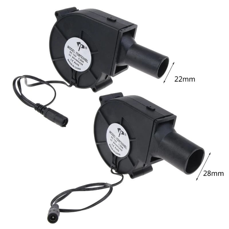 

Уличный вентилятор для барбекю, Электрический воздуходувка для приготовления пищи на открытом воздухе, 12 В, 1,2 А, M89B