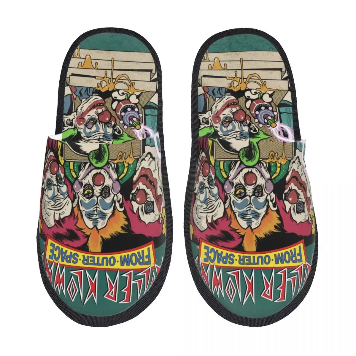 Тапочки пушистые для мужчин и женщин уютная специальная домашняя обувь с ужасной