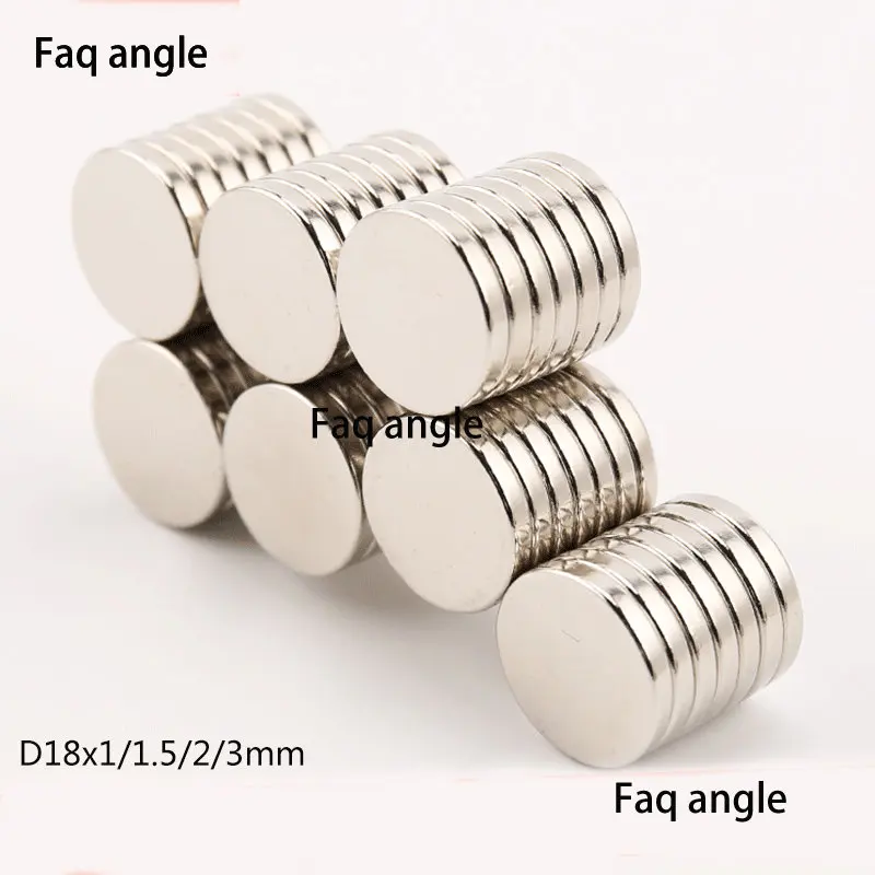 

D18x1/2/3mm Surprised Magnet Fridge N52 Circular Magnets Super Powerful Permanent Magnet Generator Magnetize Magnetic Magnetic