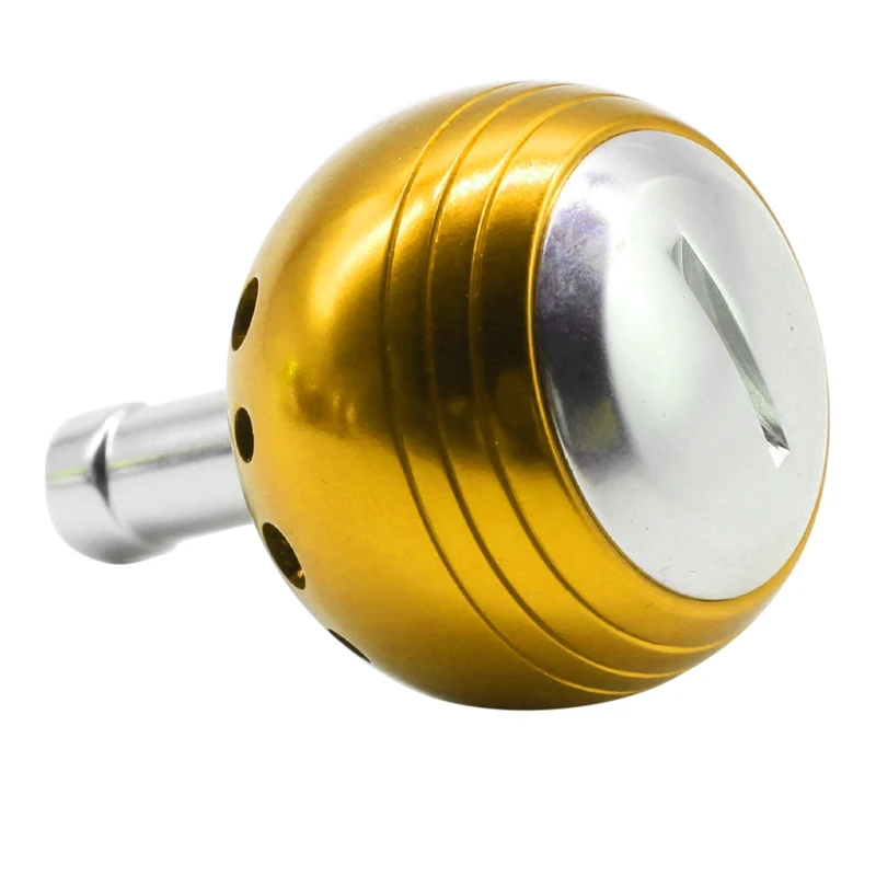 

Fishing Reel Handle Knob DIY Full Metal Grip Pill Handle Knob For Spin/Drum Lure Cast Fishing Reel Rocker Fishing Tool