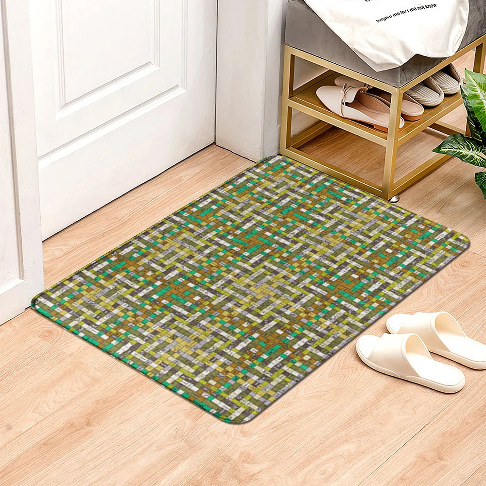 

Коврик для ванной комнаты, маленький коврик для душа, декоративный Впитывающий Коврик для ног, коврик для входной двери, кухонный коврик, ко...