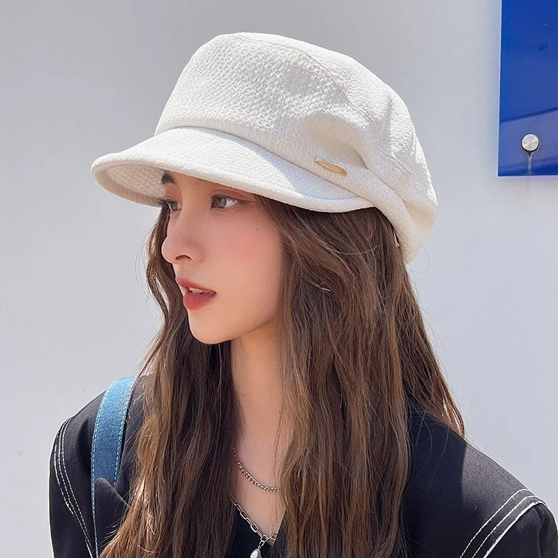 

Осенняя универсальная крутая уличная Ретро восьмиугольная шляпа модная темпераментная кепка газетчика нишевая литература и искусство Муж...