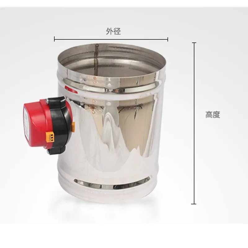 

Электрический воздушный клапан 60-200 мм нержавеющая сталь