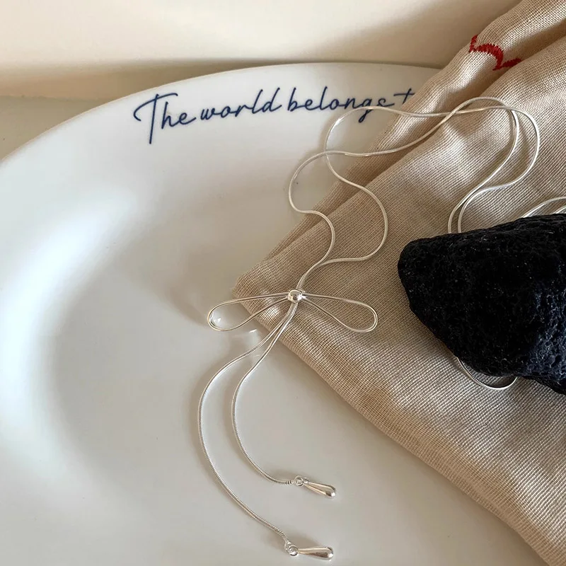 Mewanry длинные кисточки с бантом геометрические ожерелья для женщин и девочек