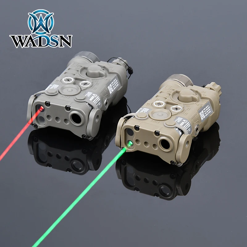 WADSN NGAL Red and green Laser Version Tactical Aiming Indicator Laser sight Dot Battery Box Outdoor Hunting Airsoft Accessories