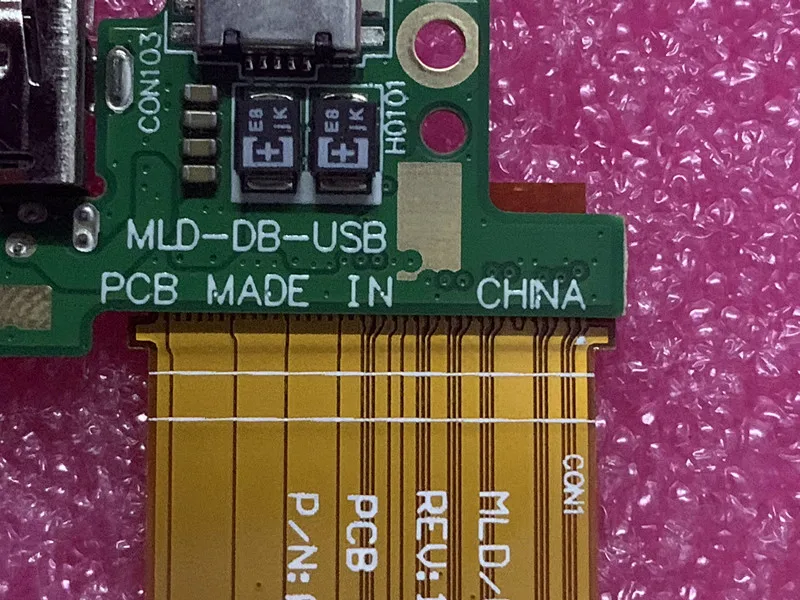 Оригинальная USB-зарядная плата MLD-DB-USB 08M15C для Dell Venue 11 pro 5130 с кабелем 100% Прекрасно