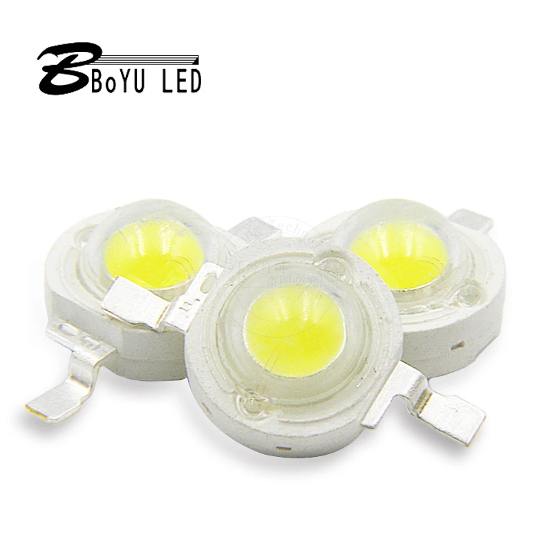 High-power LED lumen lamp beads 1-3-5W cool white (8000-10000K) diode chip flashlight stage light | Освещение