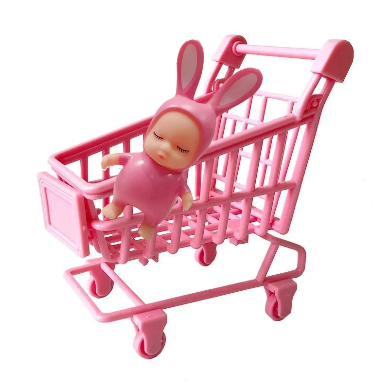 Корзина для покупок украшения торта Мультяшные куклы игрушки вилка будущей мамы