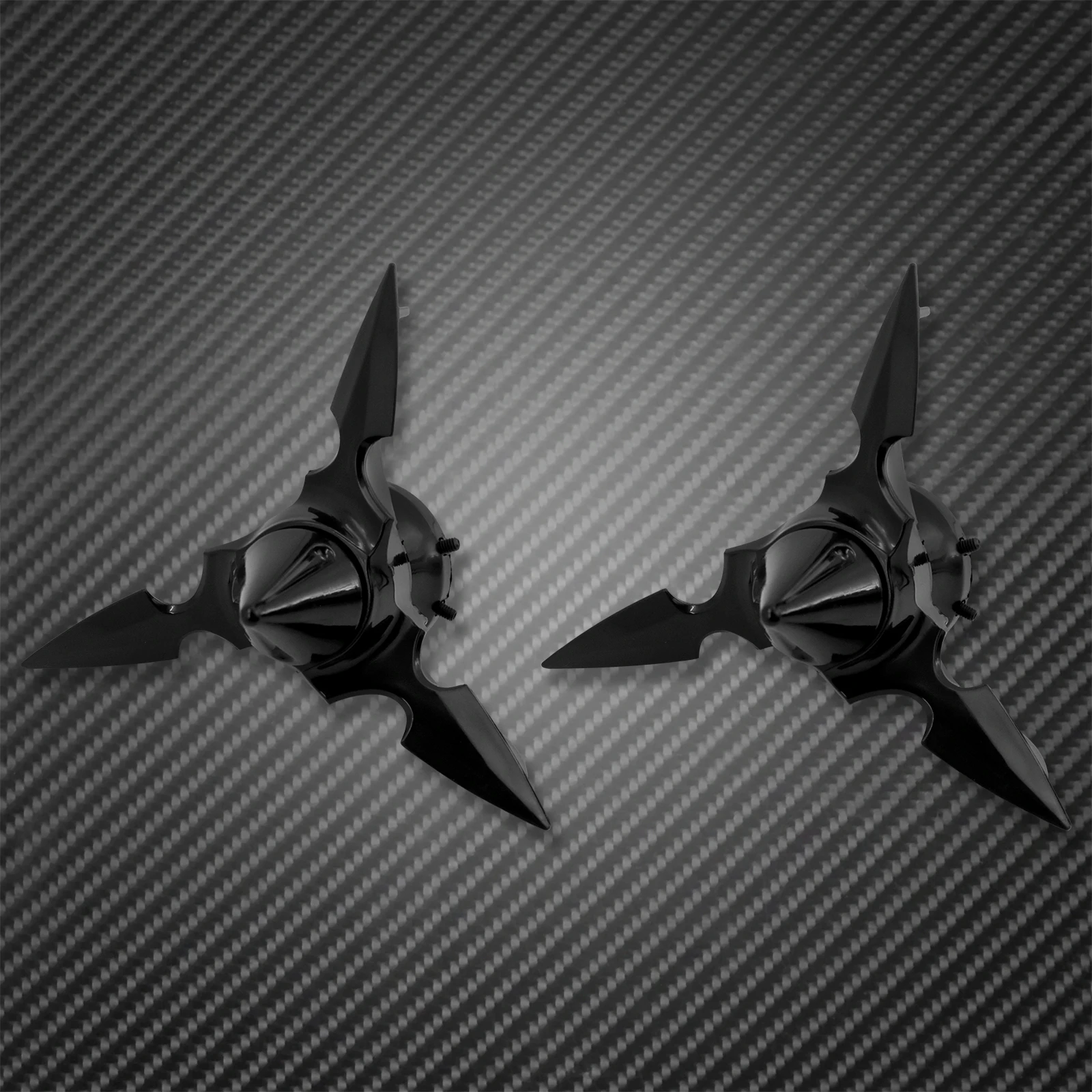 Мотоцикл черный закрученный лезвие спиннинговая ось колпачки 29 5 мм для Harley Touring