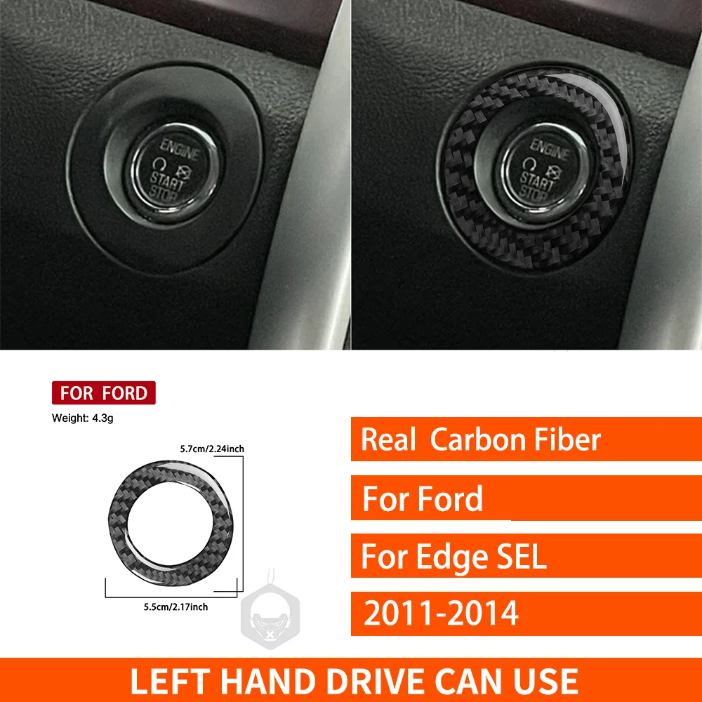 

Для Ford Edge SEL 2011-2014 наклейки из настоящего углеродного волокна, центральная навигация, радио, AC CD, дверная панель, автомобильные аксессуары, декоративные
