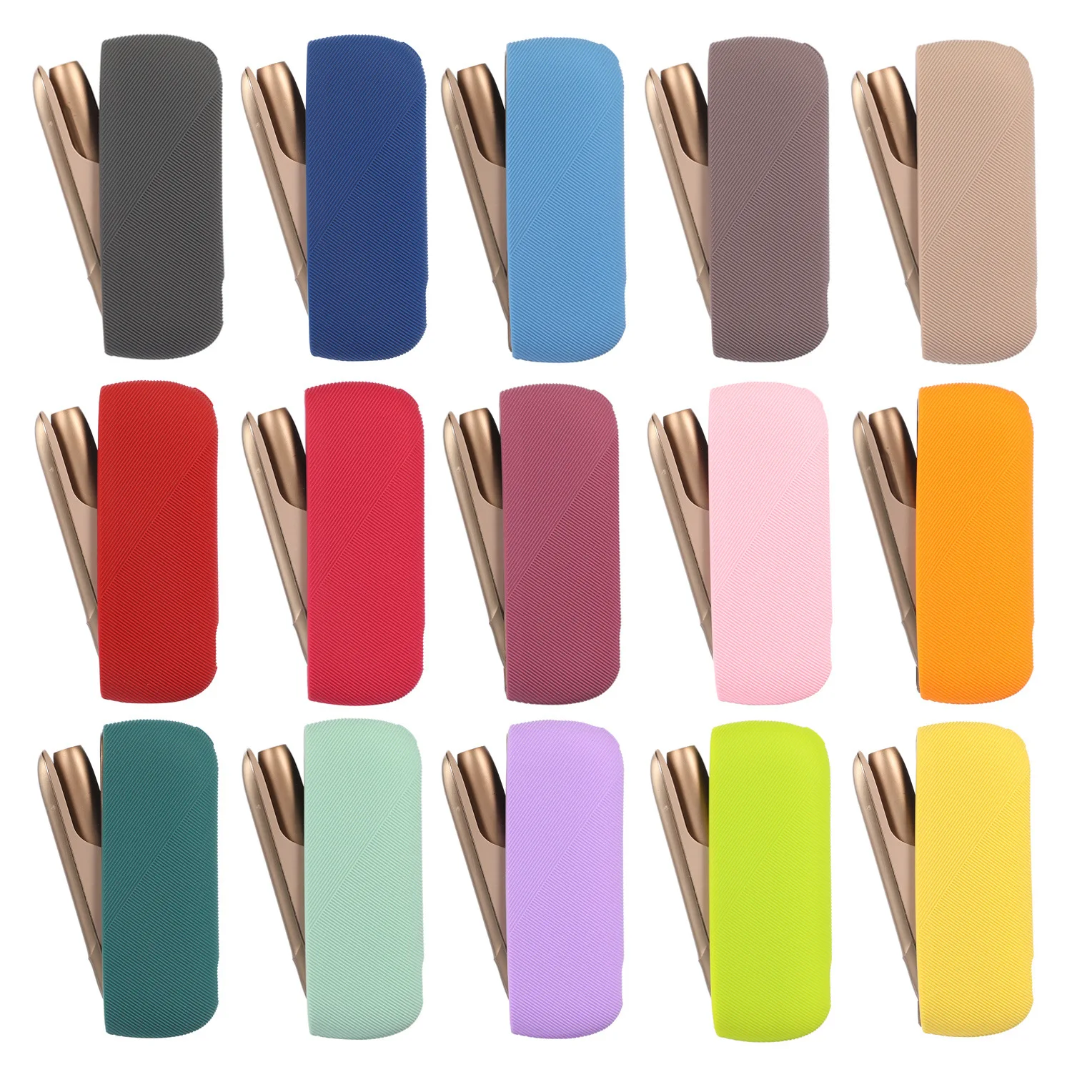 

15 Colors Fashion Thick Silicone Case for IQOS 3.0 Full Protection Cover Sleeve