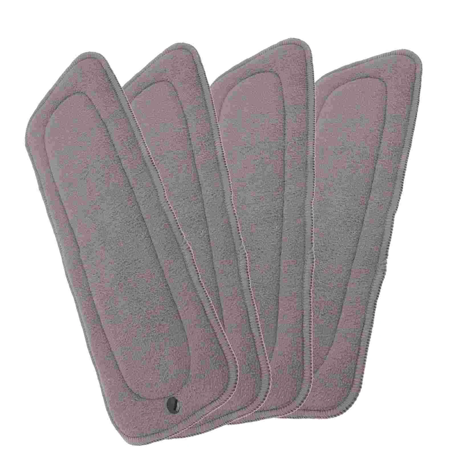

4pcs Baby Cloth Diaper Inserts Washable Reusable Urinal Pad Cloth Diaper Pad Cloth Diaper Liners for Newborn Infant Toddler