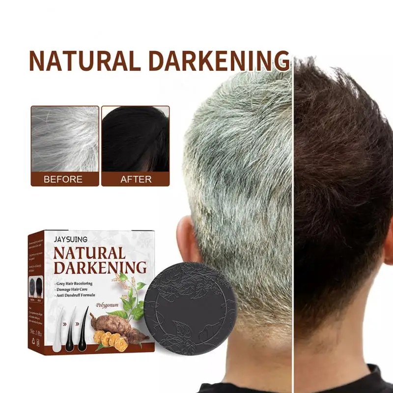 

1~5PCS Multiflora Hair Care&Nourishing Shampoo Natural Black Hair Soap Essential Polygonum Hair Care Soap Hair Oil Control