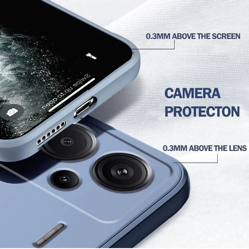 ł na telefon Redmi Note 13 Pro Plus 5G. Luksusowe etui z płynnego silikonu do Xiaomi Note13 Plus.