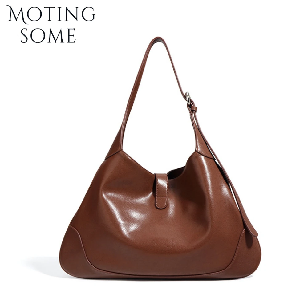 Motingsome замшевая кожаная сумка-тоут женская сумка-седло роскошные осенние