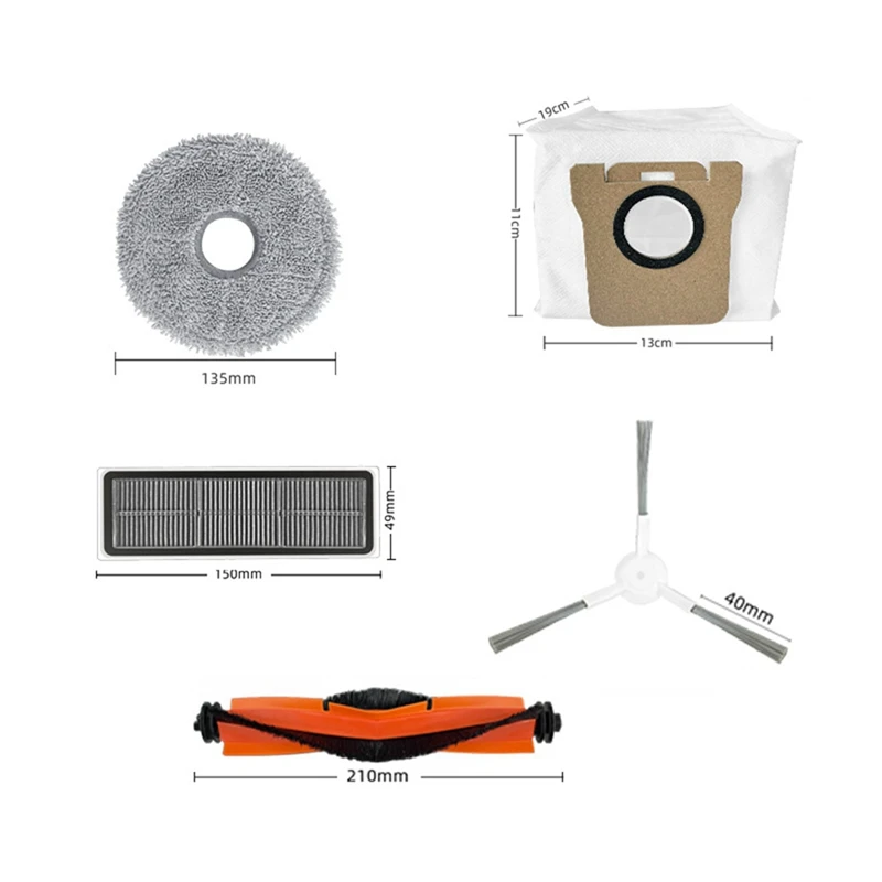 Запчасти для Dreame W20 Pro Ultra RLW32LE основная боковая щетка Hepa фильтр насадка на швабру
