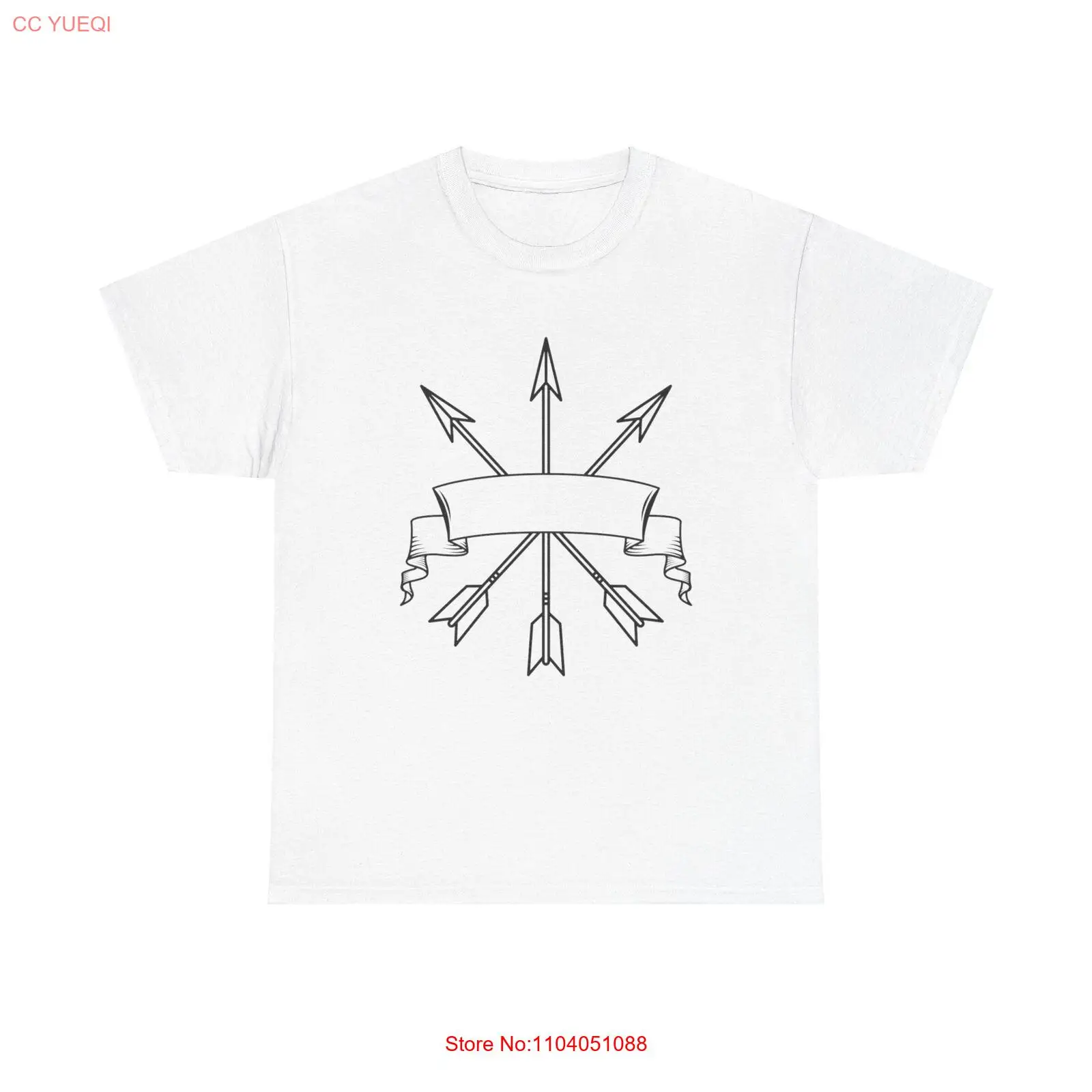 Бант стрелы баннер графическая Футболка-герб оружия эмблема heraldic винтажное