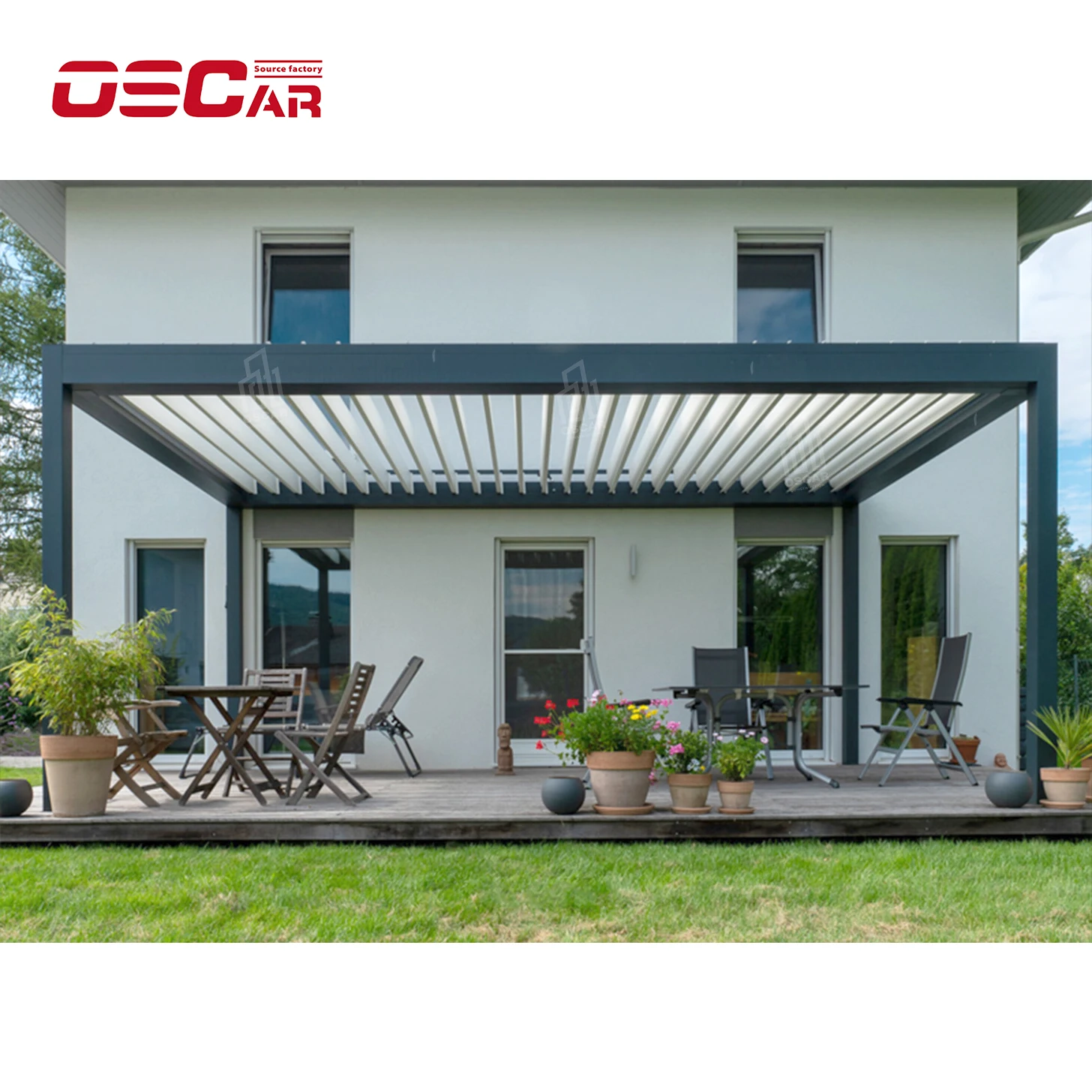 Современный дизайн электрическая беседка для бассейна регулируемая крыша с