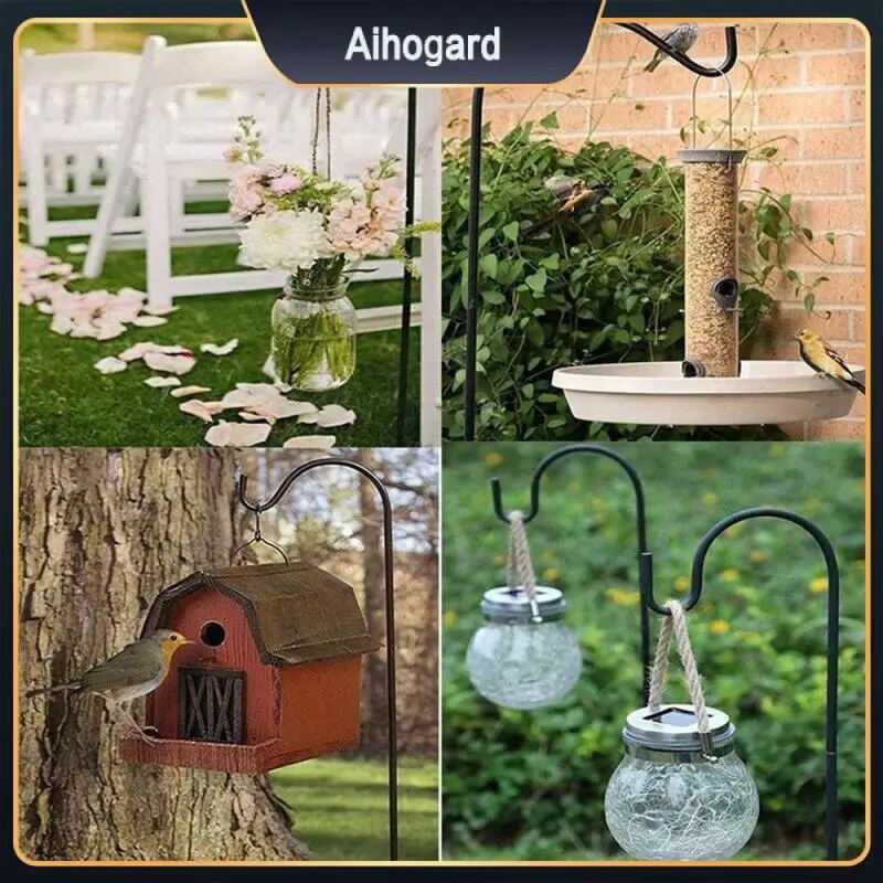 

New Garden Wrought Iron Sheep Hook Insert All Kinds Of Ornaments And Accessories Hooks In The Garden Gardening Tools