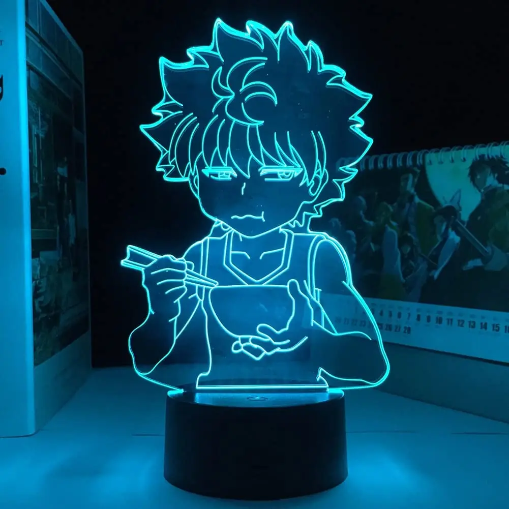 Аниме 3D лампа Killua Hunter X светильник Hxh светодиодный ночсветильник подарок