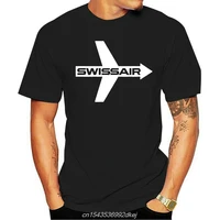 swissair 2021 brand clothing t shirt vintage feeling airline retro best selling casual super soft airplane graphic men male
