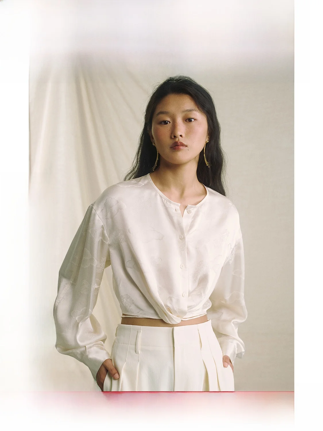 Скидка 90% на 2 шт. | Zhizhi Yulong Yao новые китайские шелковые рубашки для женщин новинка