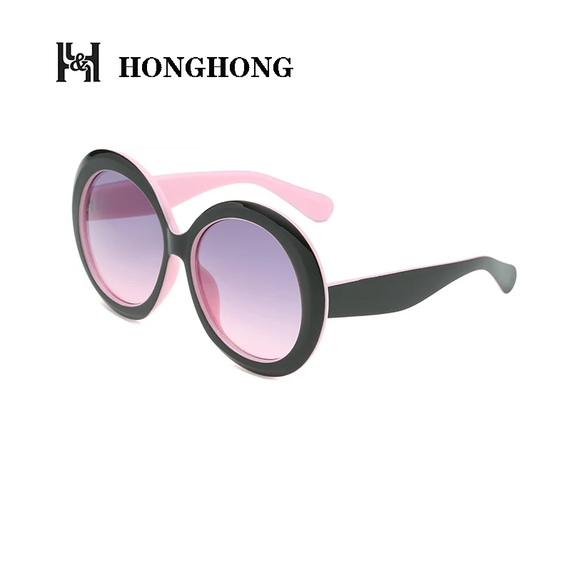 

2022 HONGHONG Round Fashion Outdoor Sunglasses For Women And Men UV400 Protection Lens Eyewear Plastic Light Oculos De Sol