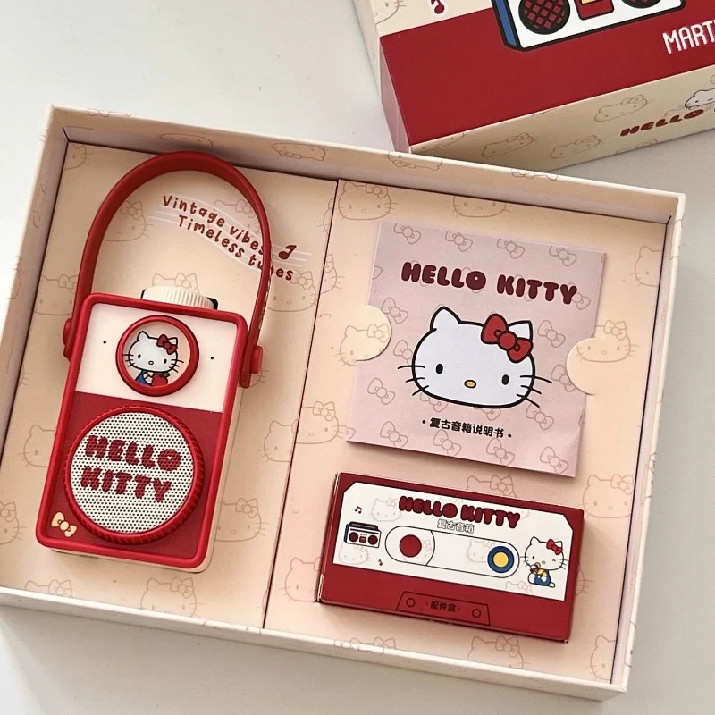Sanrio Hello Kitty Bluetooth-динамик для дома маленький высококачественный изысканный
