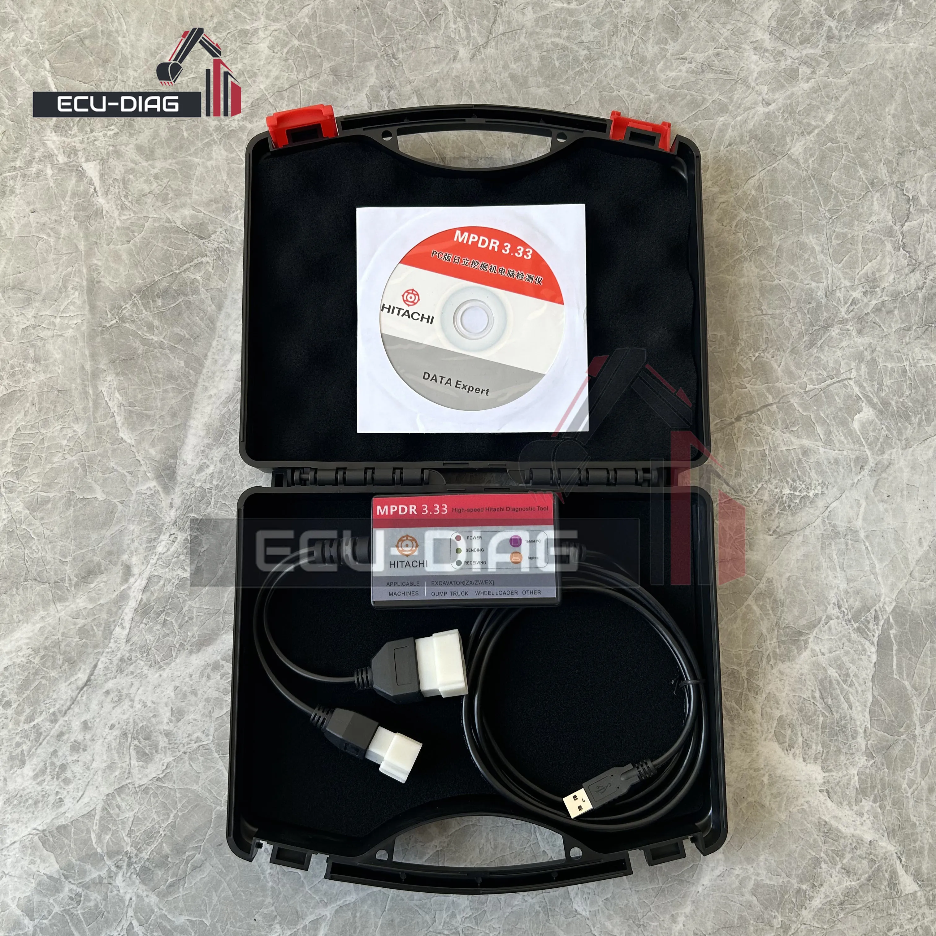 Диагностический сканер MPDR 3 33 для Hitachi с программным обеспечением ZW-6 ZW-5 ZW-1 ZXW-6 ZXW-5