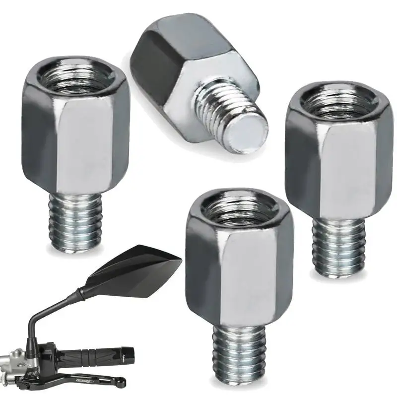 

Thread For Motorcycle Rear Mirrors Motorbike Rear Mirror Extensions 4Pcs Riser Extender Screws For Motorcycle Rear Mirror M10 To