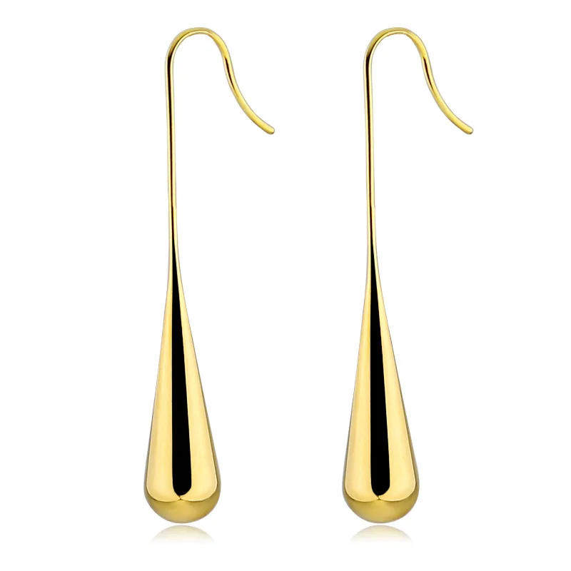 

Minimalist Water Drop Earrings For Women Raindrop Teardrop Dangle Earrings Statement Earrings Stainless Steel Jewelry