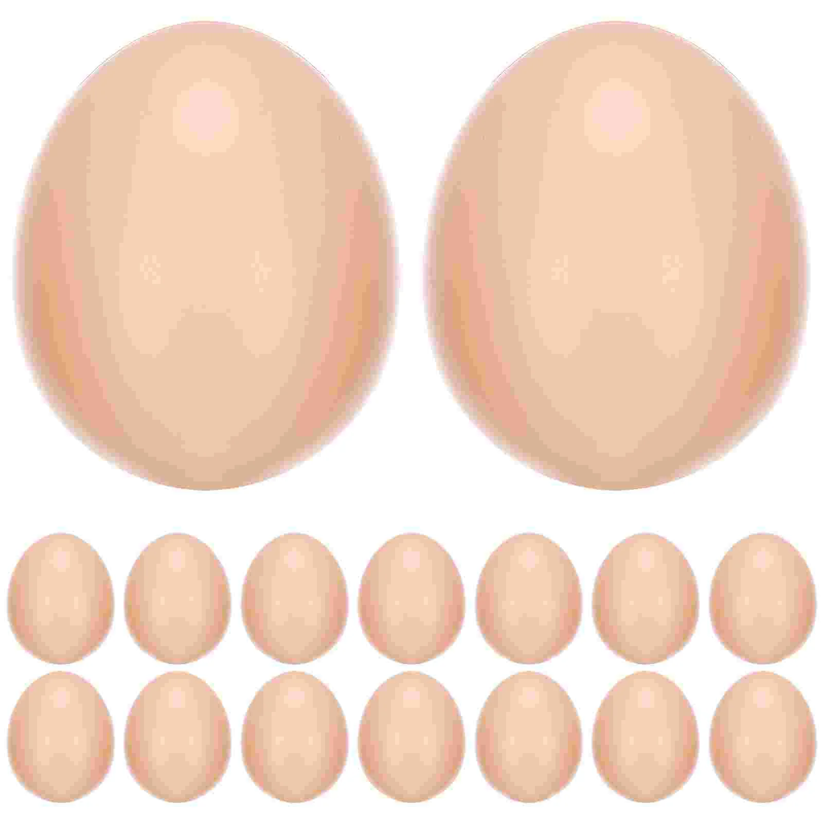 

20 Pcs Simulated Plastic Eggs Halloween Decor Graffiti Decorations Simulation
