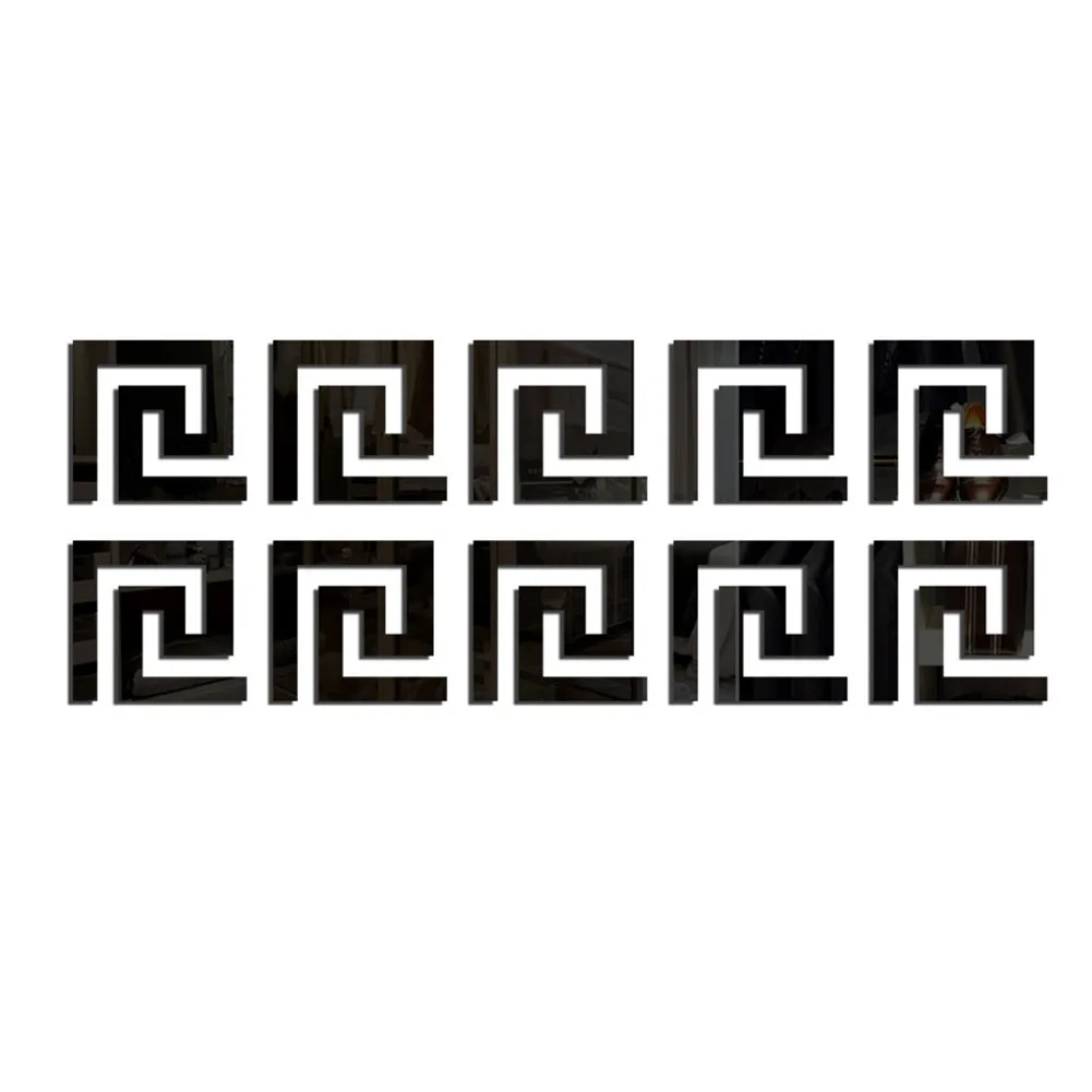 Зеркальная линия талии по краю наклейка на стену искусство своими руками