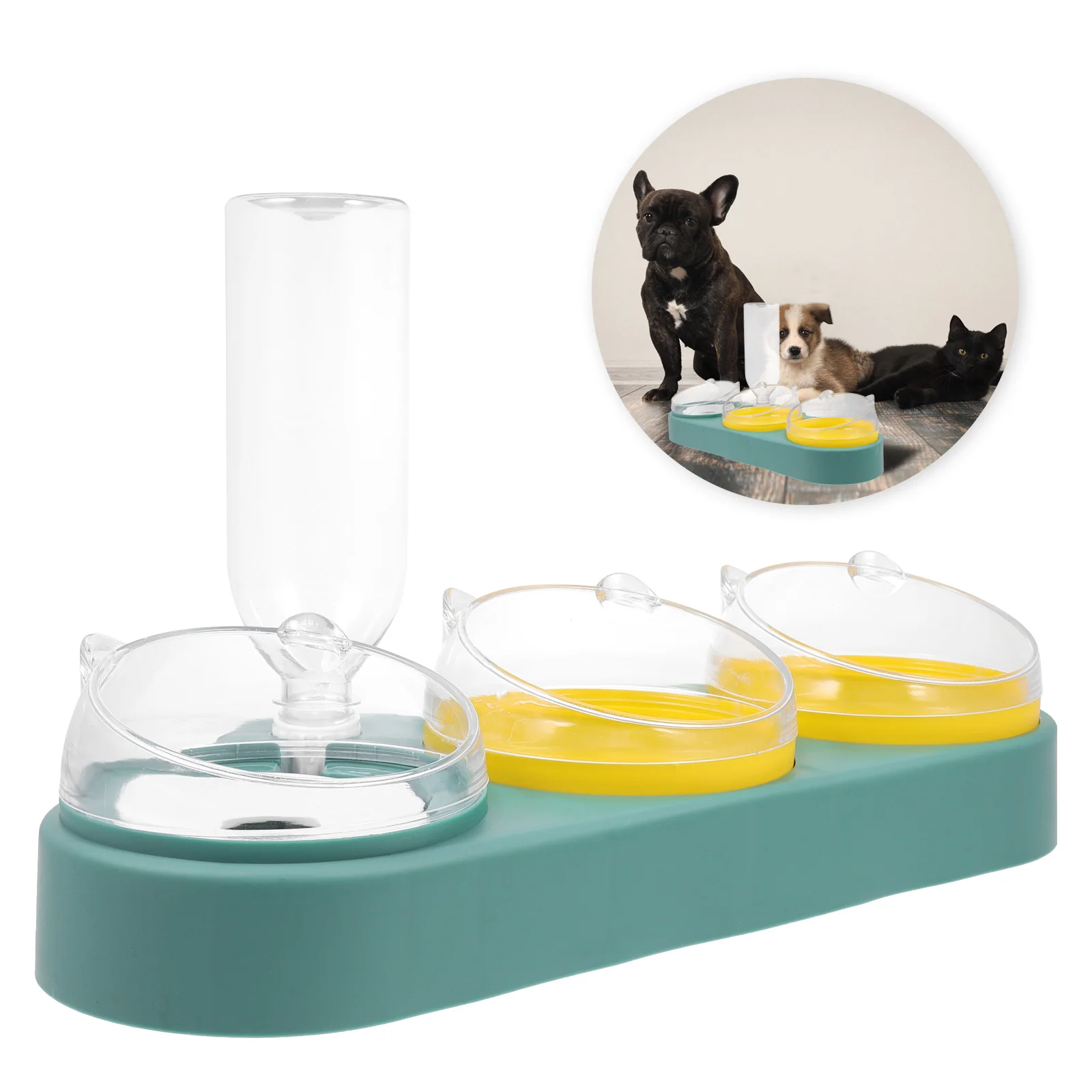

Practical Water Holder Detachable Pet Feeder Multi-function Pet Feeder Automatic Water Dispenser for Puppy Kitten