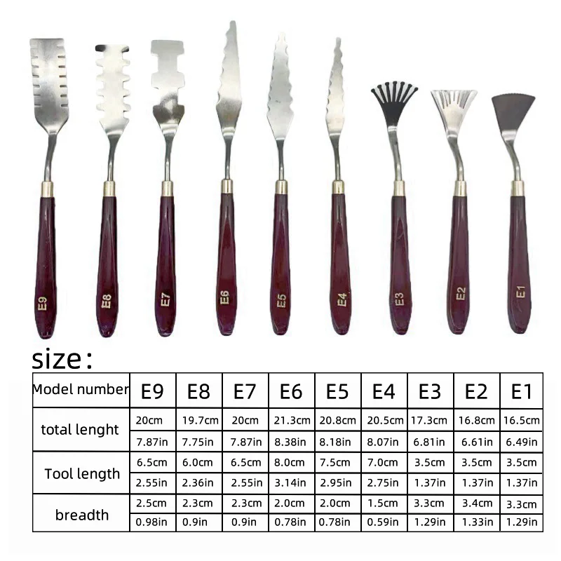 Пластмассовый нож с особой текстурой для рисования маслом гуашь тонер скребок