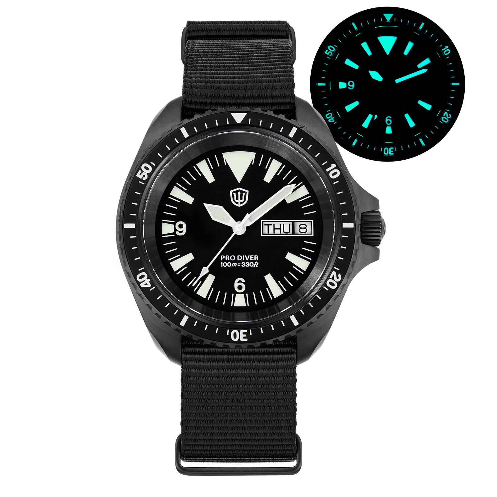 Фото Watchdives WD1980 V3 Роскошные часы VH31 Sweep Seconds Кварцевый механизм AR Покрытие Сапфировое стекло 10 бар Водонепроницаемые мужские часы №4