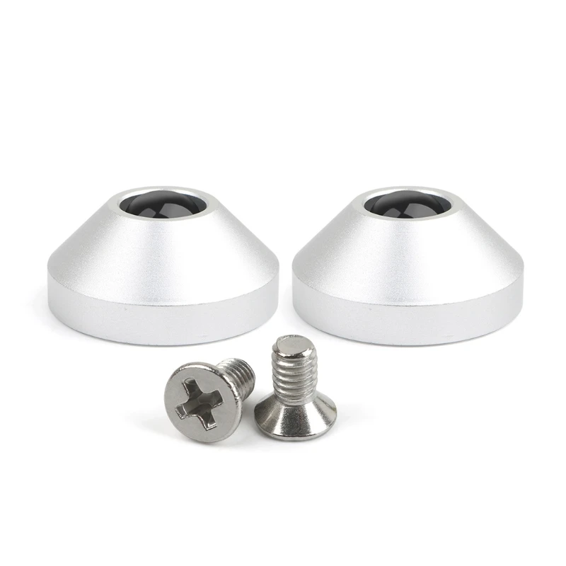 2Pcs Anodized Aluminum CNC Foot Cone Feet Alu Giving Screws For Custom Mechanical Keyboard Case 7Colors Optional YYDS |
