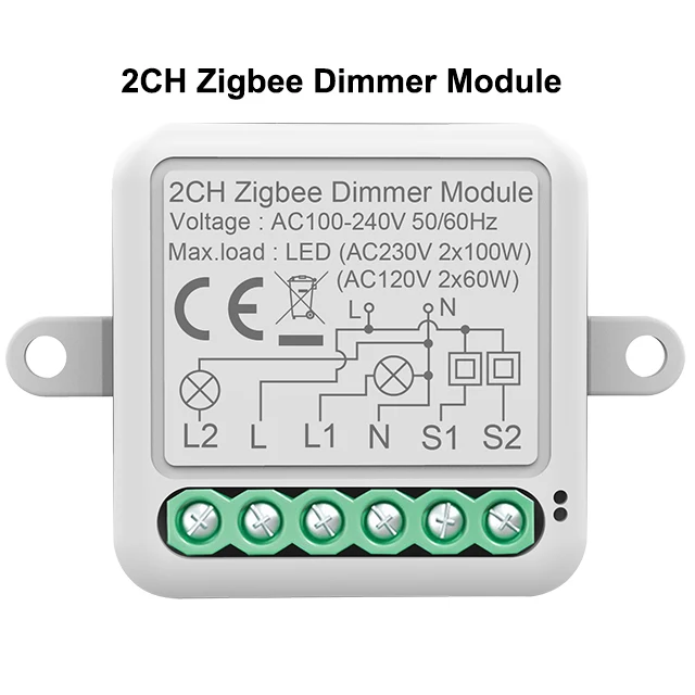 

Умный диммер RSH DM01 Tuya Wi-Fi и ZigBee