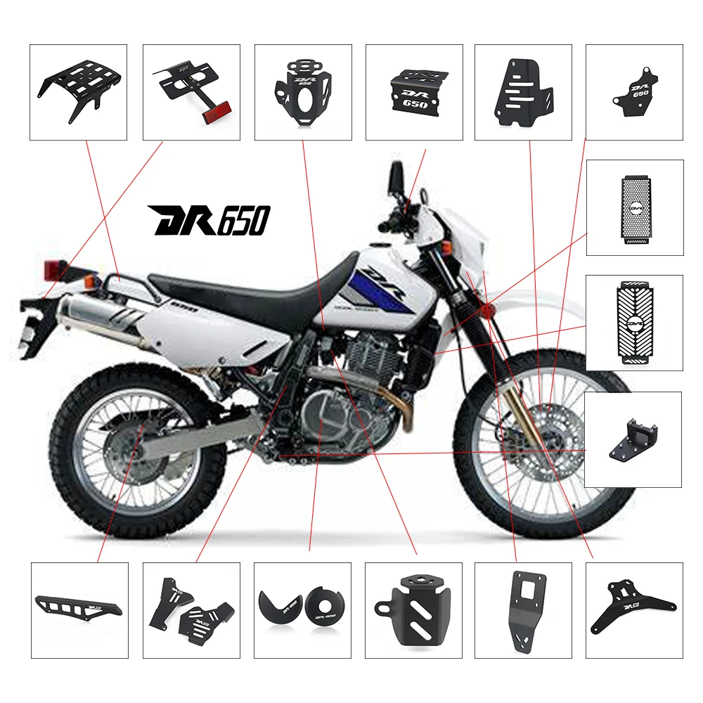 

Мотоциклетный тормозной суппорт для Suzuki DR650 DR650S DR650SE DR 650 S SE 1996-2021 2022 2023