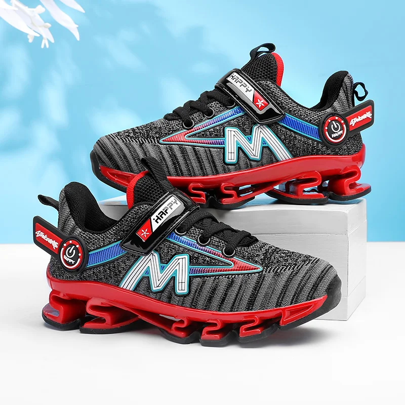 

Кроссовки для мальчиков, дышащие сетчатые, повседневная обувь для бега, весна