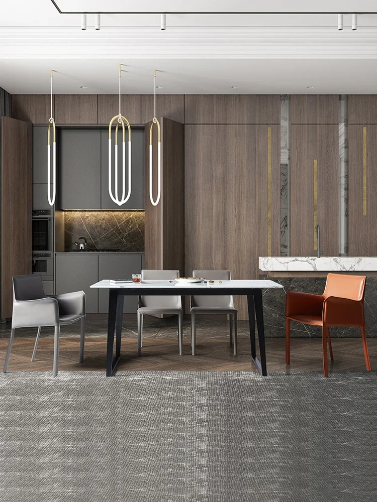 Минималистичный легкий роскошный домашний стул для рабочего стола со спинкой