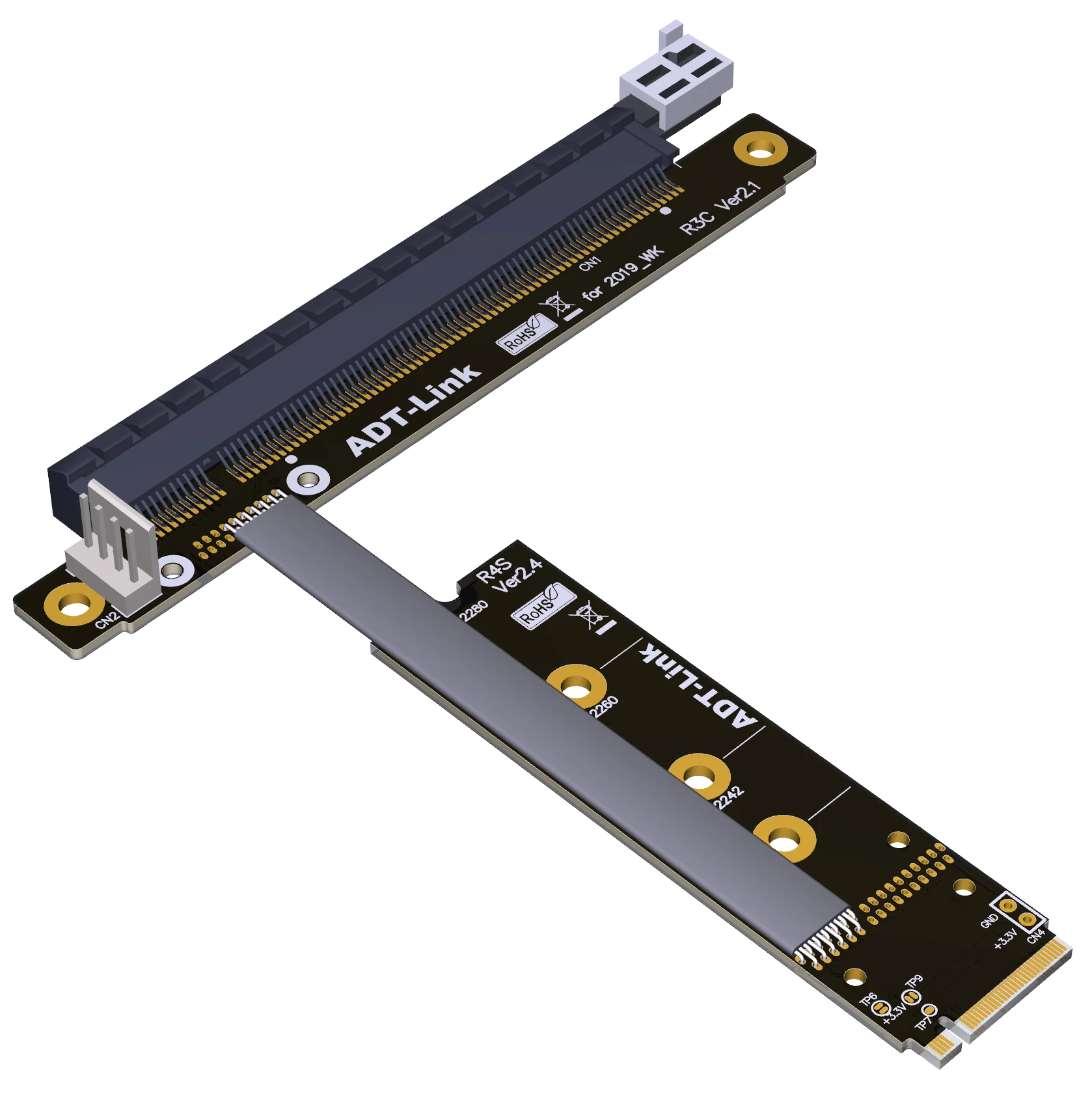 

PCI-E 3,0 16x до M2 NGFF NVMe SSD ,PCIe x16 M.2 подъемный кабель 25 см 35 см 45 см 55 см 60 см PCI-Express Gen3 8 Гбит/с высокая скорость