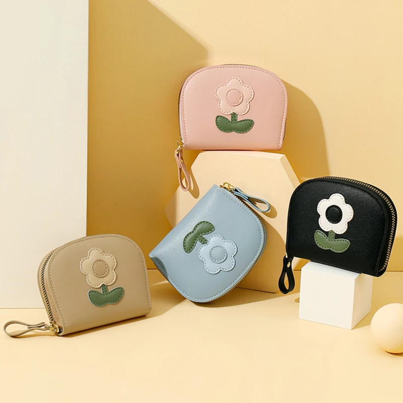 

1 шт., Женский кошелек из искусственной кожи с цветочным принтом