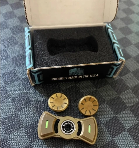 TRAXX MINI двухсторонний гироскоп на кончик пальца латунный материал EDC