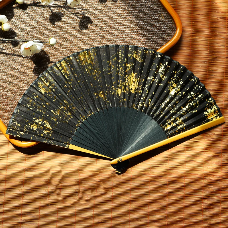 

5/10/20/30/50pcs Vintage Sprinkle Pattern Folding Fan Chinese Japanese Bamboo Hand Craft Fan Dance Weddding Gift Home Decor