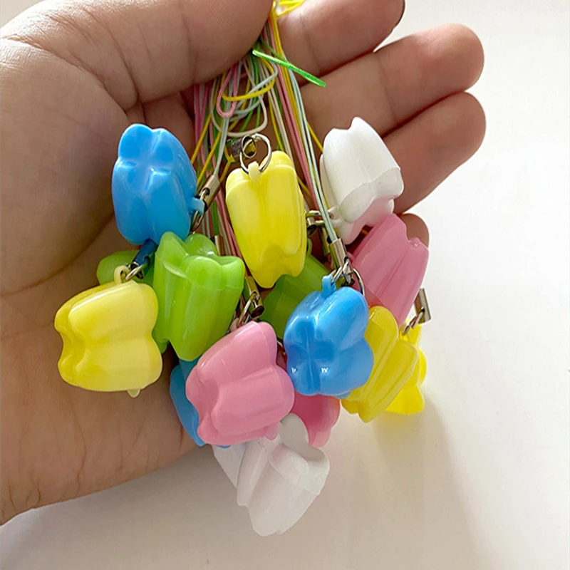 10 шт./упаковка Детская коробка для хранения зубов