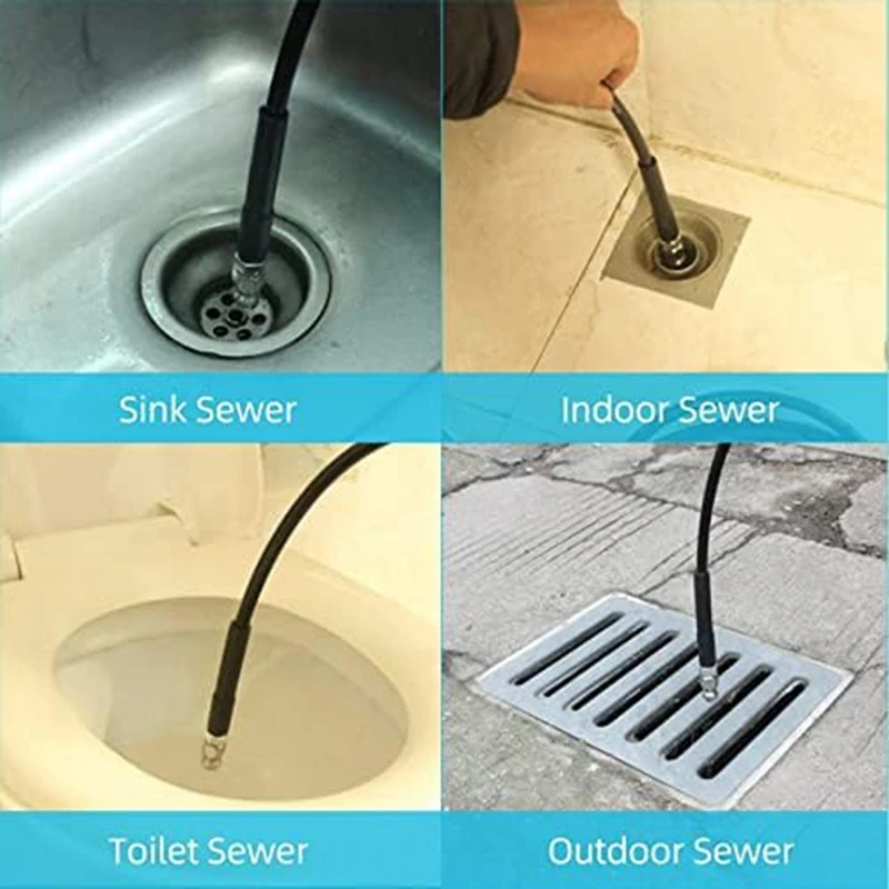 3 шт. насадка для мойки труб из нержавеющей стали