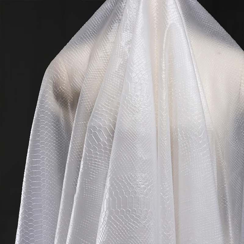 130*50 см прозрачная ТПУ ткань змеиная кожа водостойкая пленка креативная сумка для